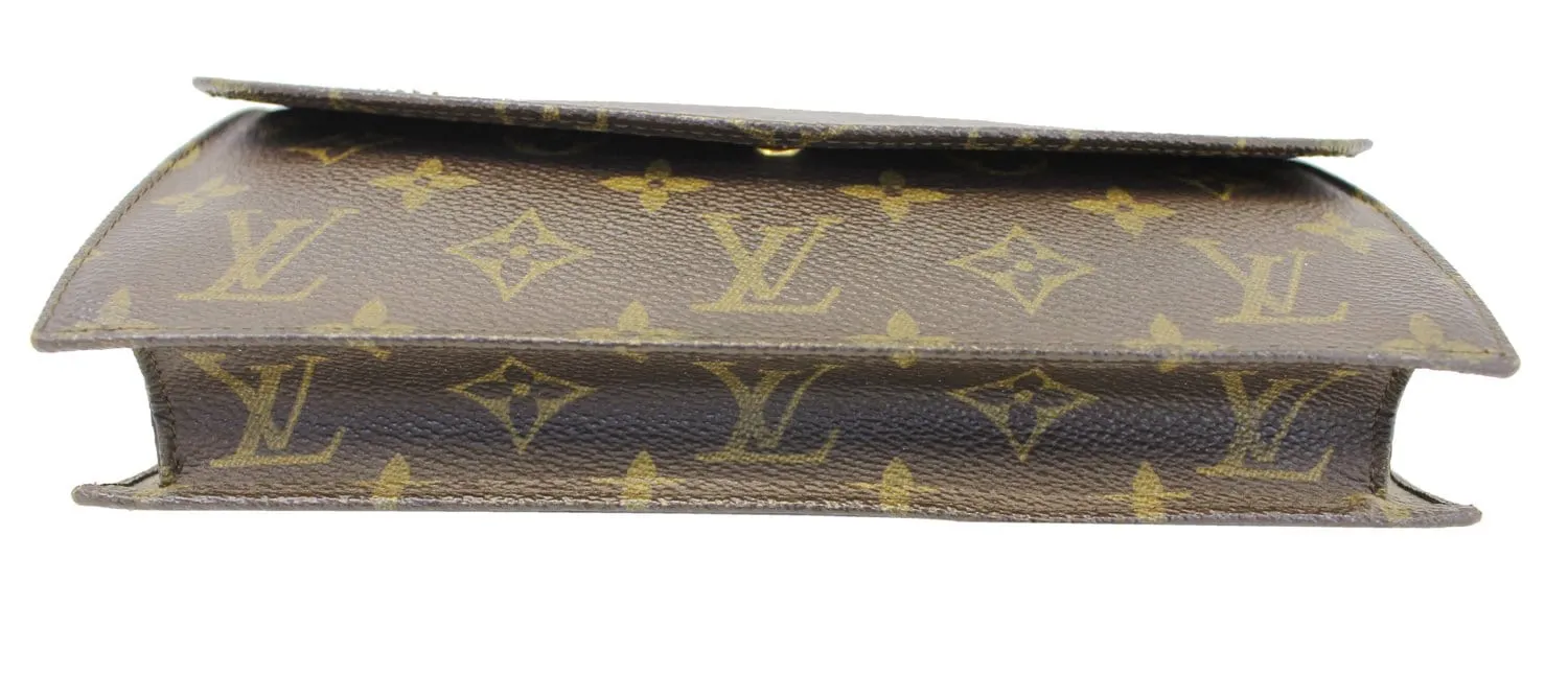 LOUIS VUITTON Monogram Canvas Pochette Rabat Clutch