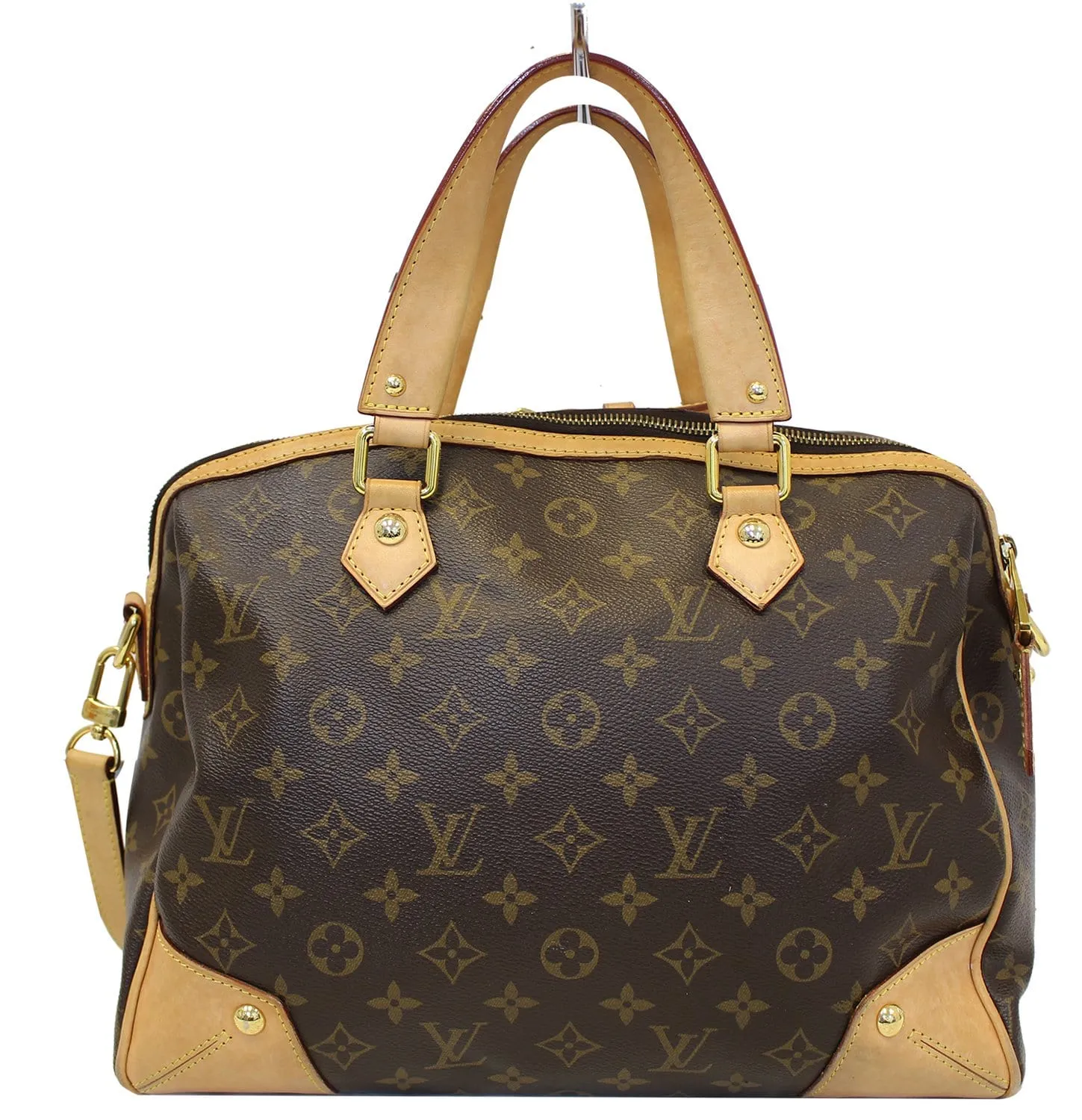 LOUIS VUITTON Monogram Canvas Retiro PM Brown Shoulder Bag