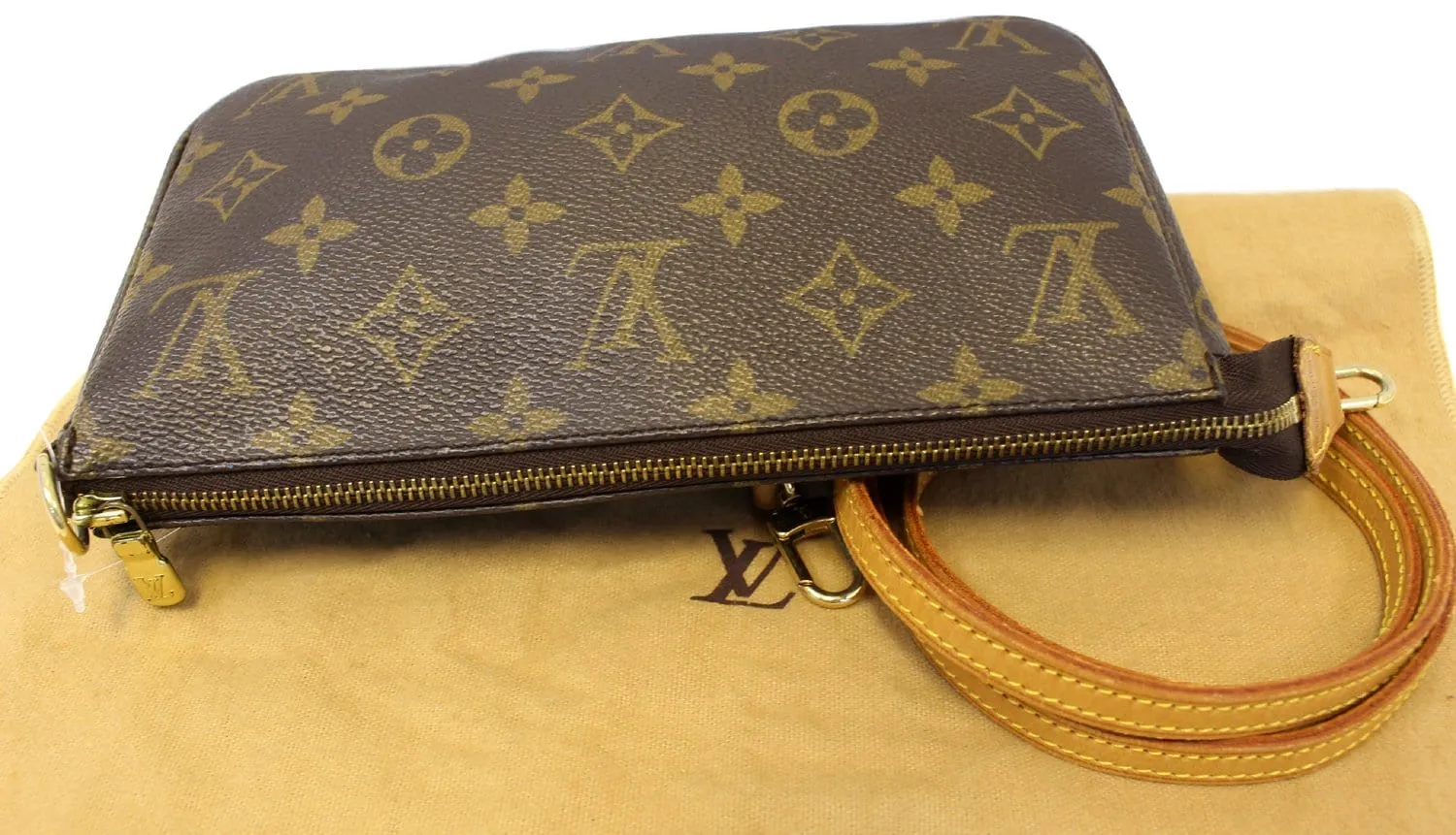 LOUIS VUITTON Monogram Pochette Accessoires Long Shoulder Pouch