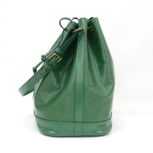 LOUIS VUITTON Noe Large Green Epi Leather Vintage Shoulder Bag