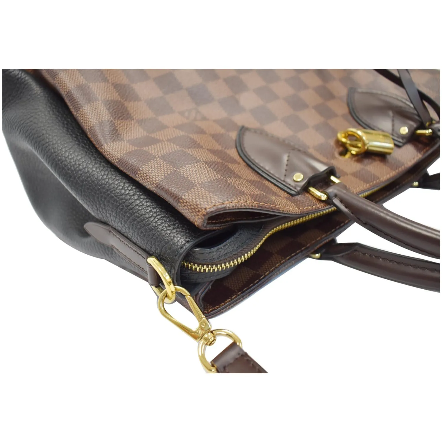 LOUIS VUITTON Normandy Damier Ebene Shoulder Bag Brown - 15% OFF