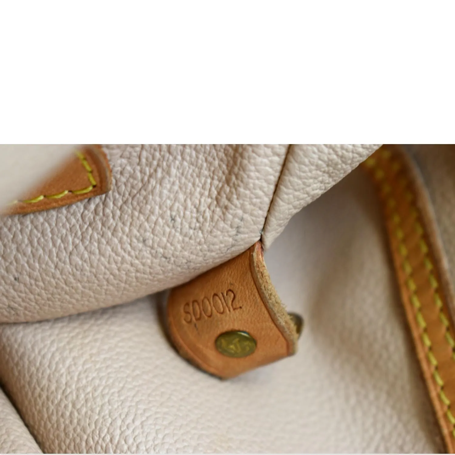 LOUIS VUITTON Petit Bucket Monogram Canvas Shoulder Bag Brown