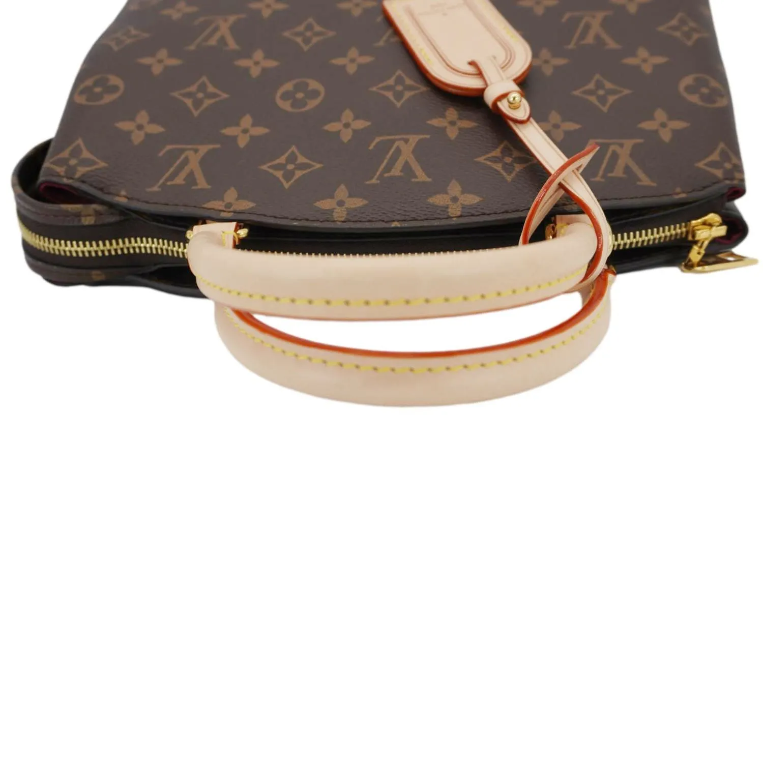 LOUIS VUITTON Petit Palais Monogram Canvas Shoulder Bag Brown