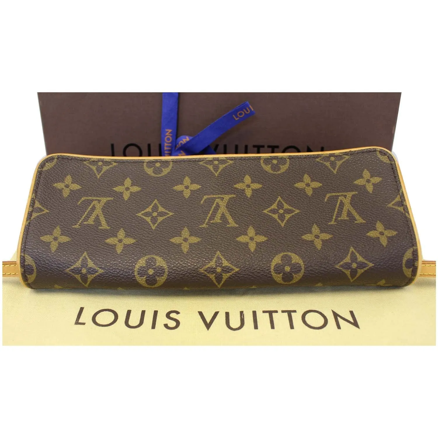 LOUIS VUITTON Pochette Twin GM Monogram Canvas Shoulder Bag Brown