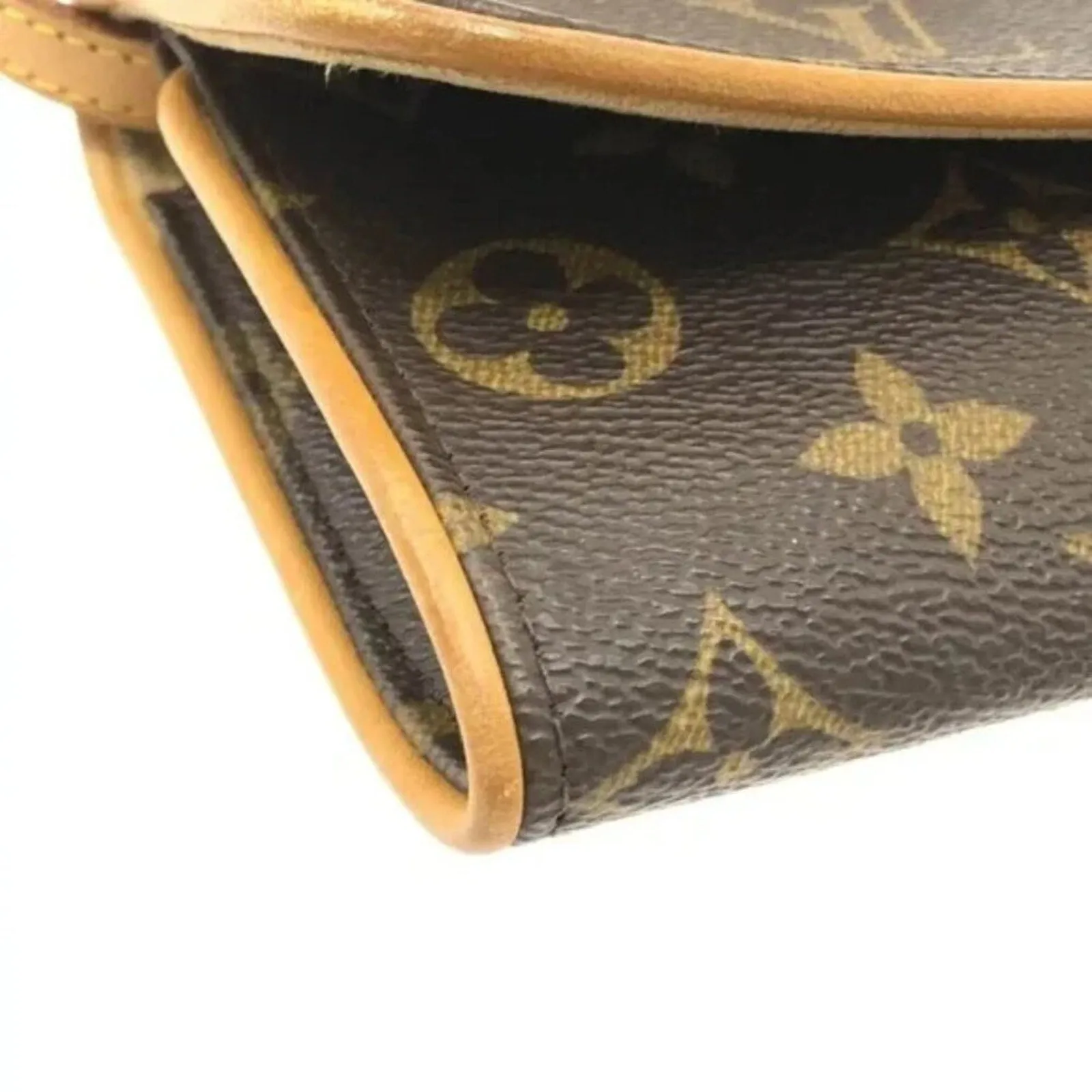 LOUIS VUITTON Pochette Twin PM  Brown Monogram Shoulder Bag