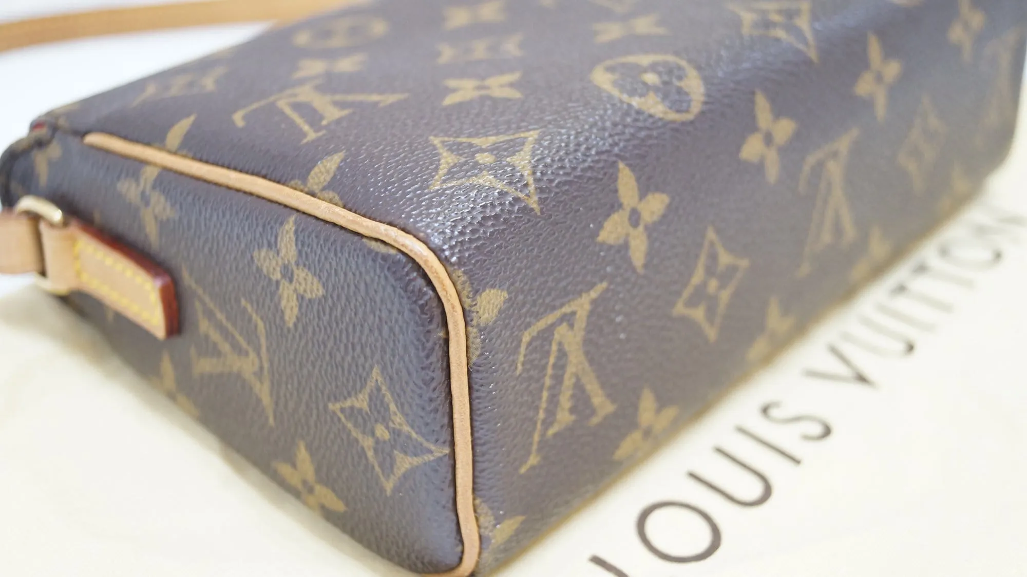 LOUIS VUITTON Recital Monogram Canvas Shoulder Handbag