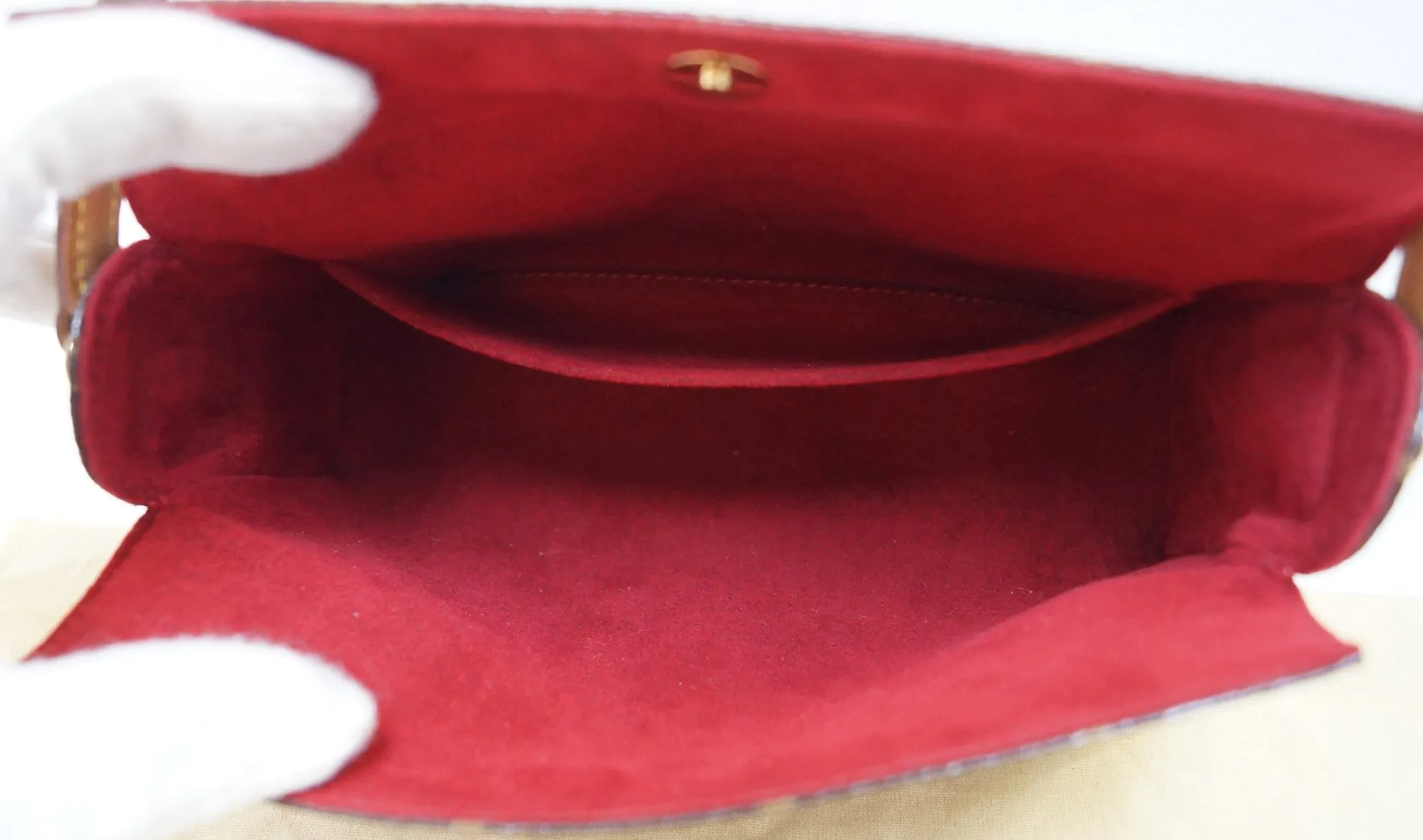 LOUIS VUITTON Recital Monogram Canvas Shoulder Handbag