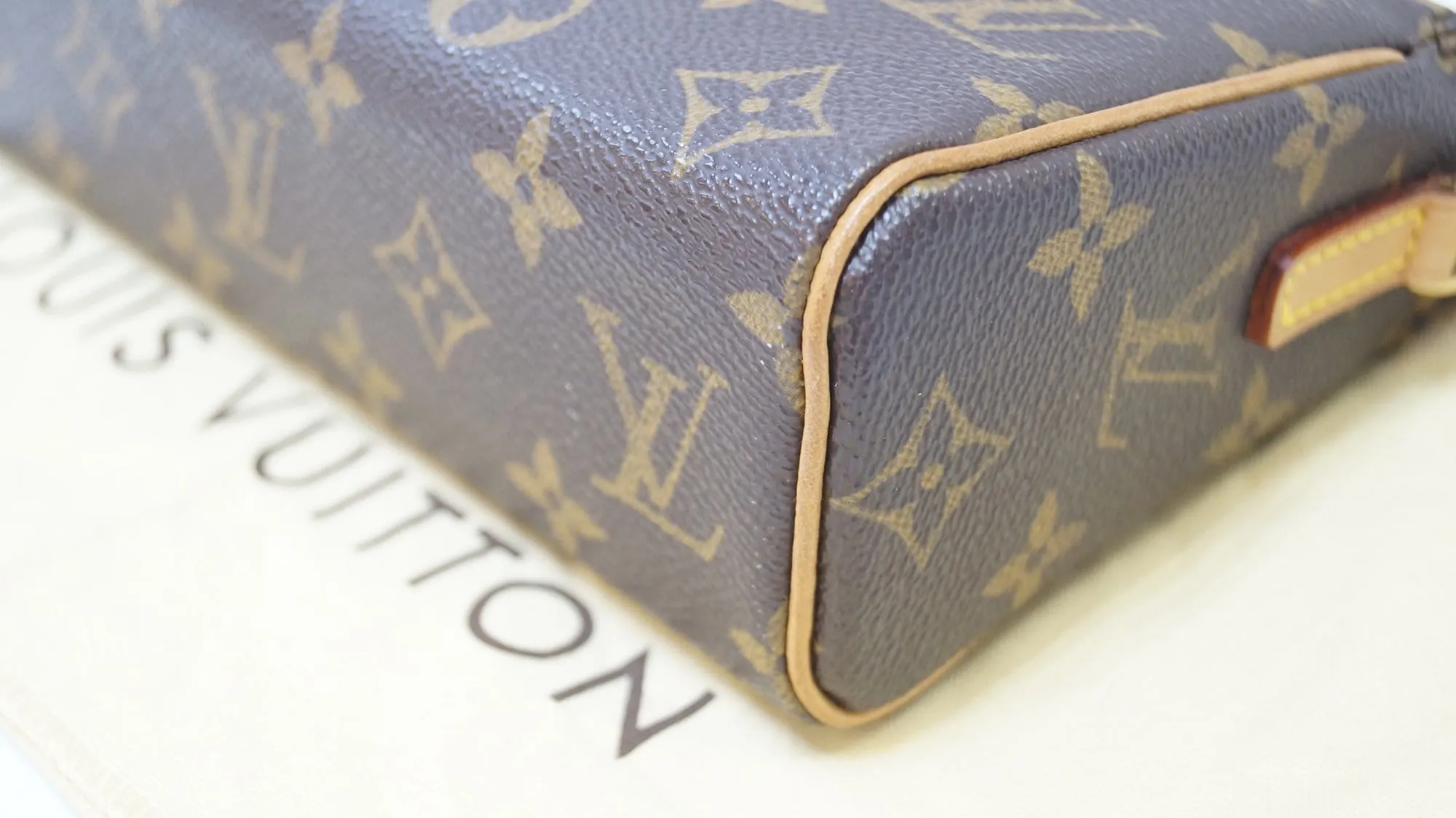 LOUIS VUITTON Recital Monogram Canvas Shoulder Handbag
