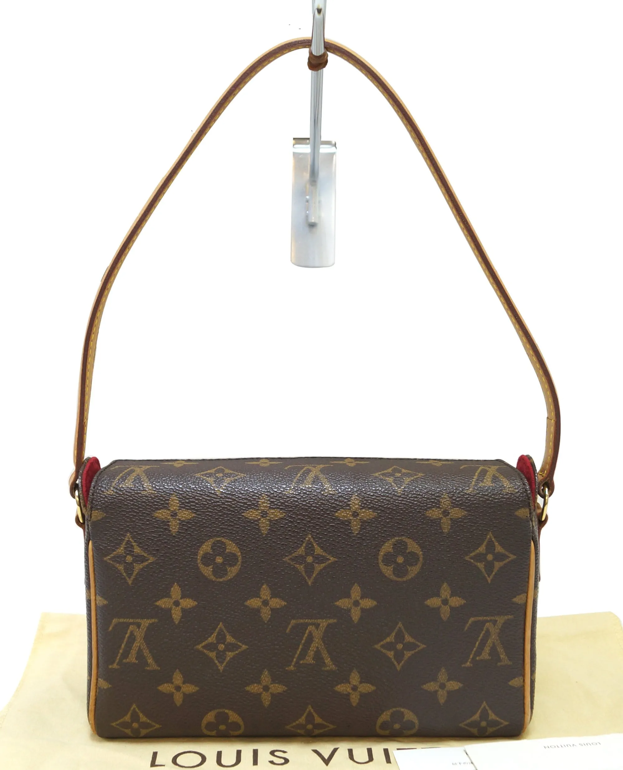 LOUIS VUITTON Recital Monogram Canvas Shoulder Handbag