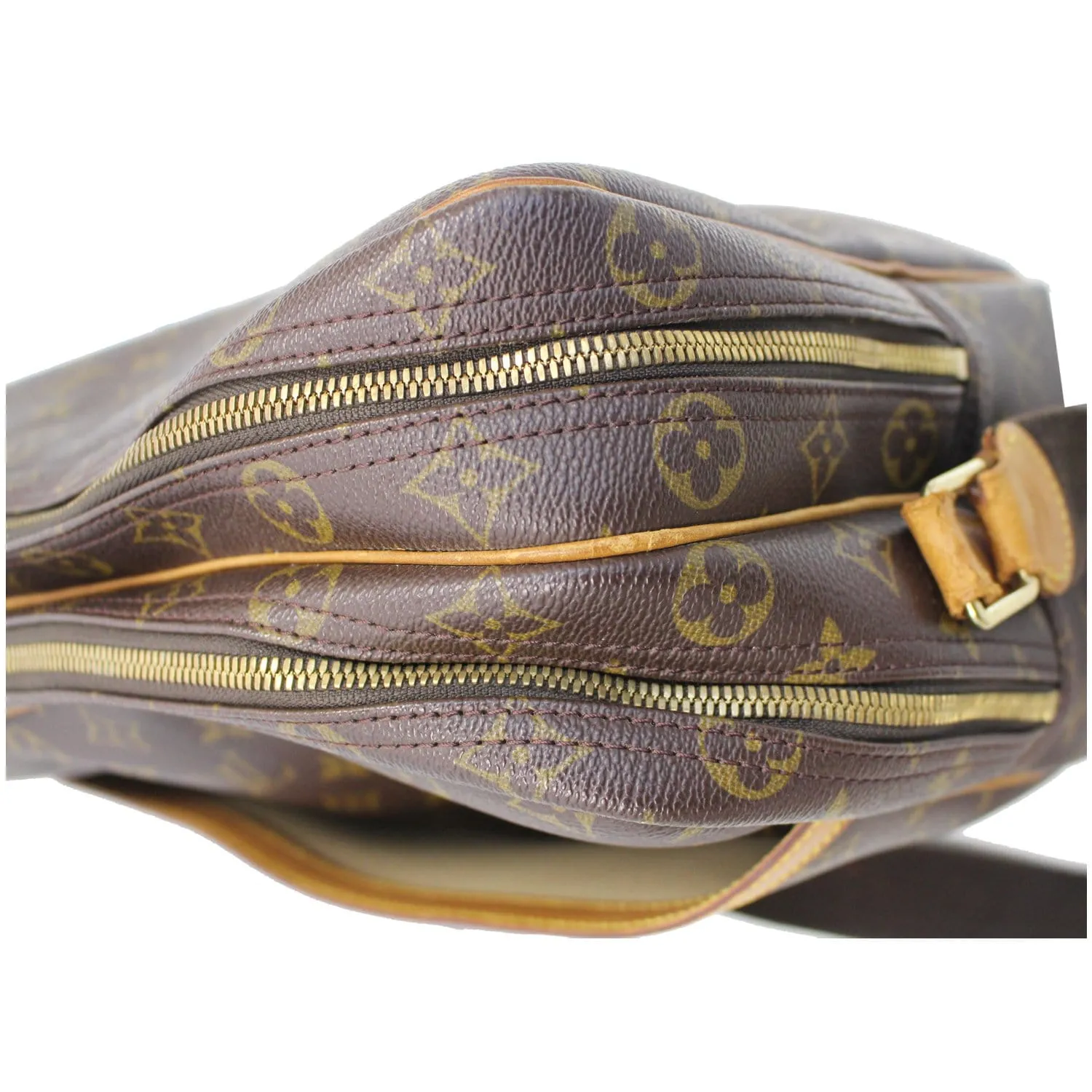 LOUIS VUITTON Reporter GM Monogram Canvas Shoulder Bag Brown - Last Call