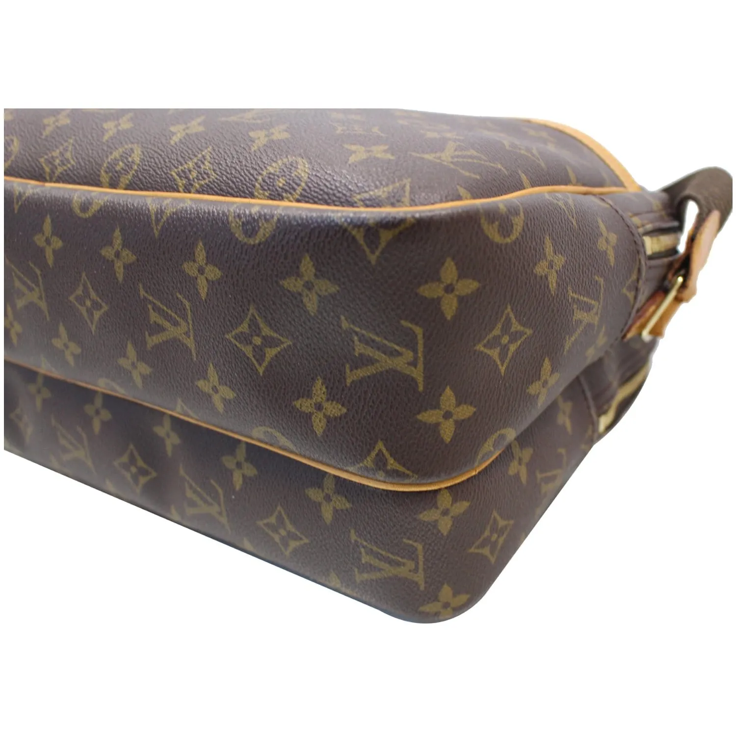 LOUIS VUITTON Reporter GM Monogram Canvas Shoulder Bag Brown - Last Call