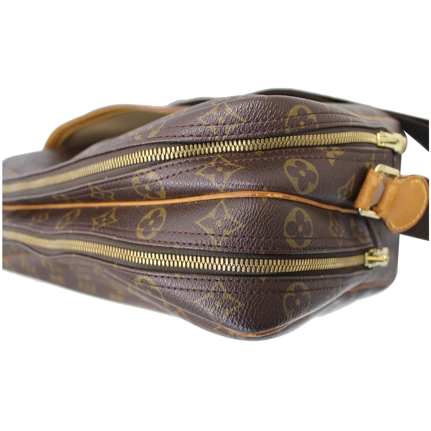 LOUIS VUITTON Reporter GM Monogram Canvas Shoulder Bag Brown - Last Call