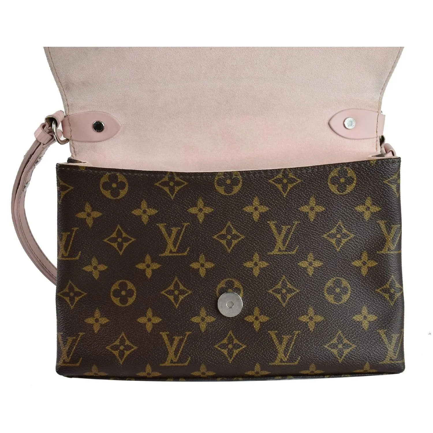 LOUIS VUITTON Saint Michel Monogram Epi Shoulder Bag Rose Ballerine - 25% OFF