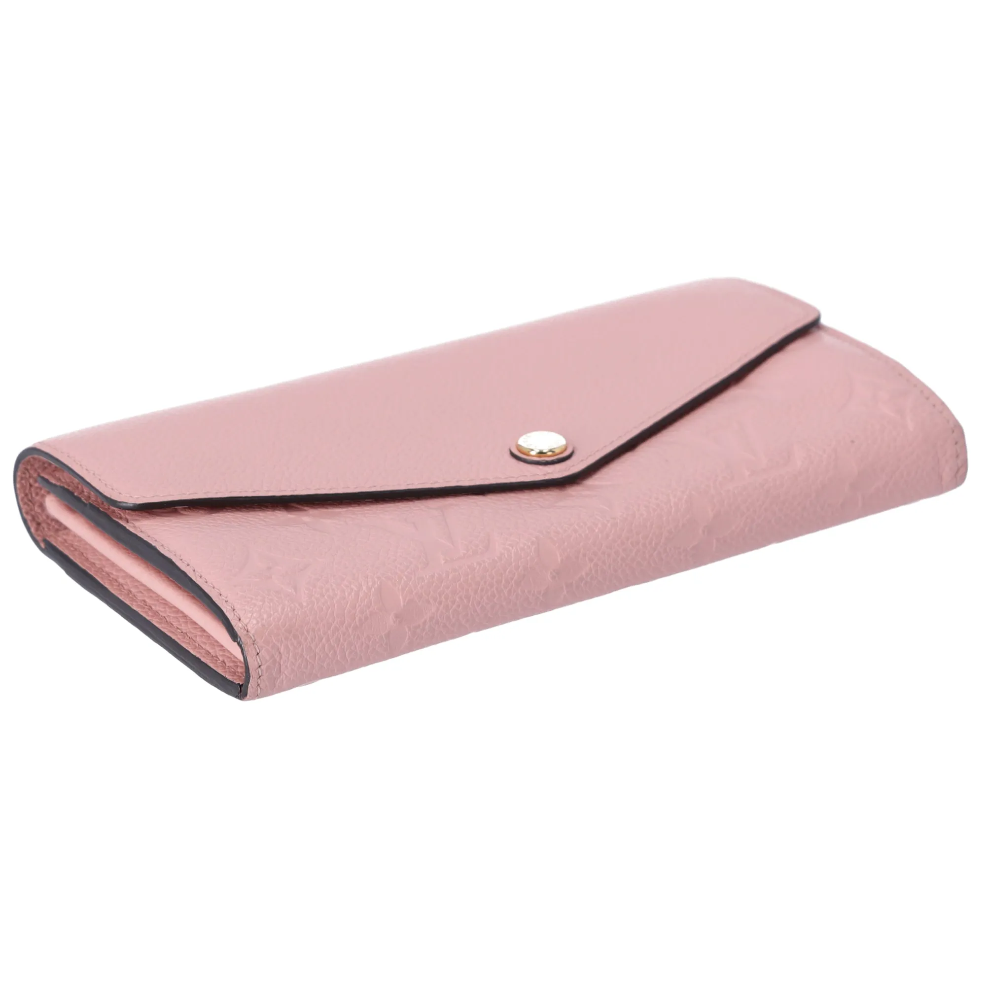 Louis Vuitton Sarah Monogram Empreinte Long Wallet M64082 Rose Poudre Pink