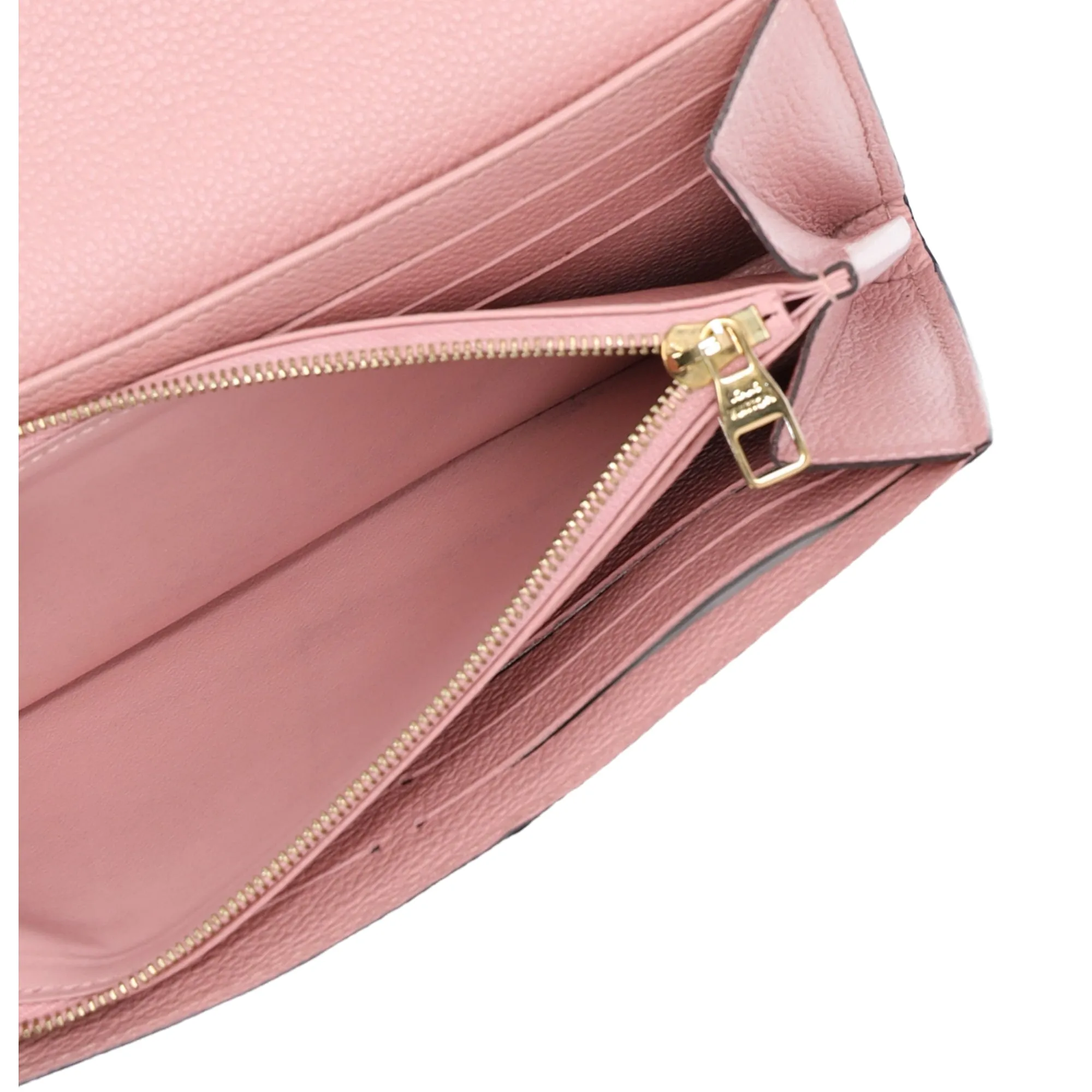 Louis Vuitton Sarah Monogram Empreinte Long Wallet M64082 Rose Poudre Pink