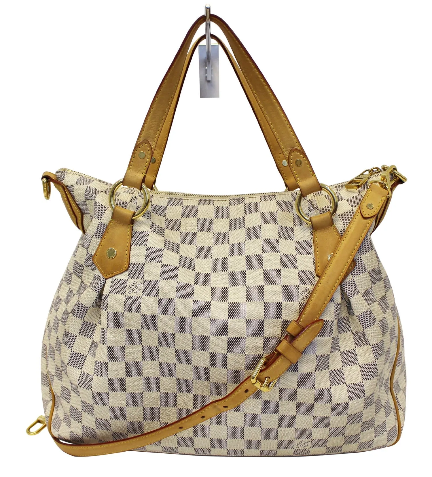 LOUIS VUITTON Shoulder Bag Used  Evora MM Damier Azur Tote