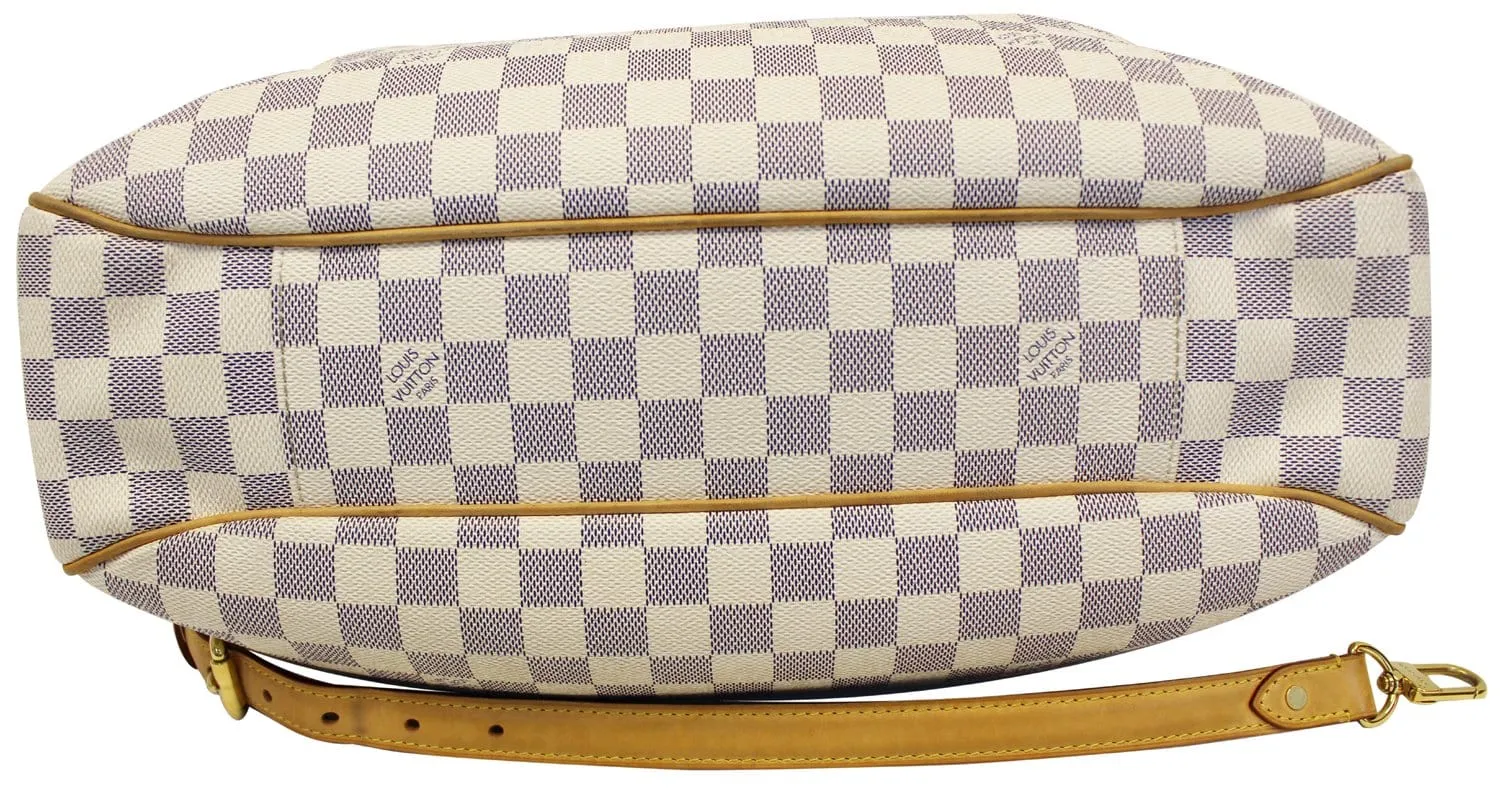 LOUIS VUITTON Shoulder Bag Used  Evora MM Damier Azur Tote