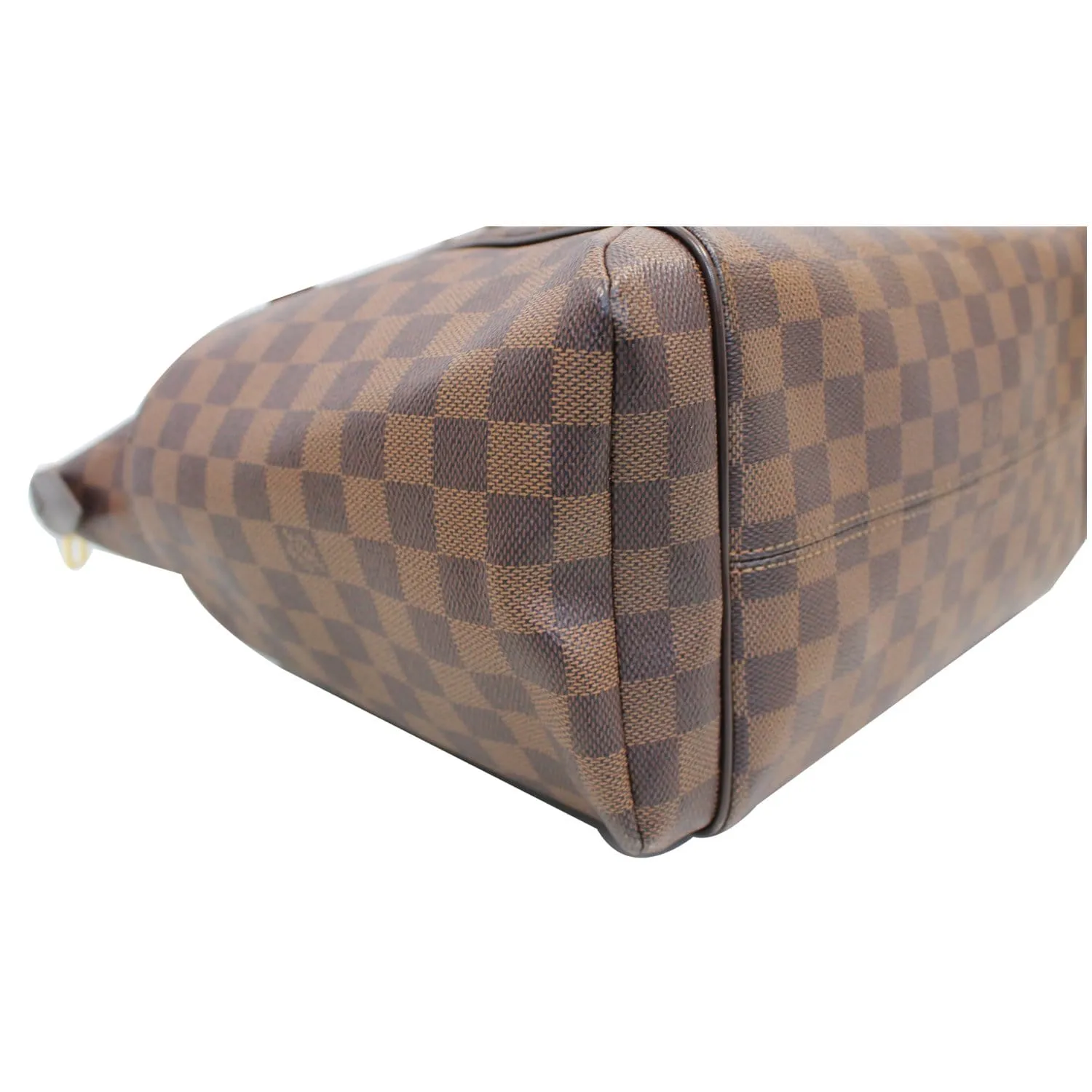LOUIS VUITTON Totally MM Damier Ebene Shoulder Bag Brown
