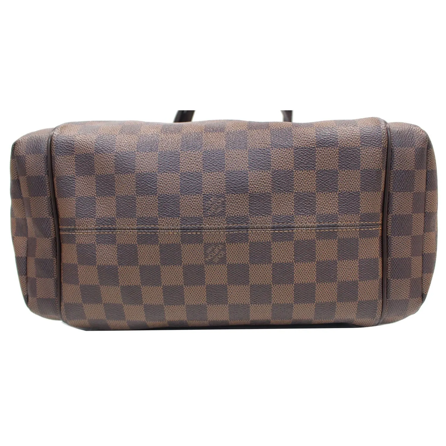 LOUIS VUITTON Totally MM Damier Ebene Shoulder Bag Brown