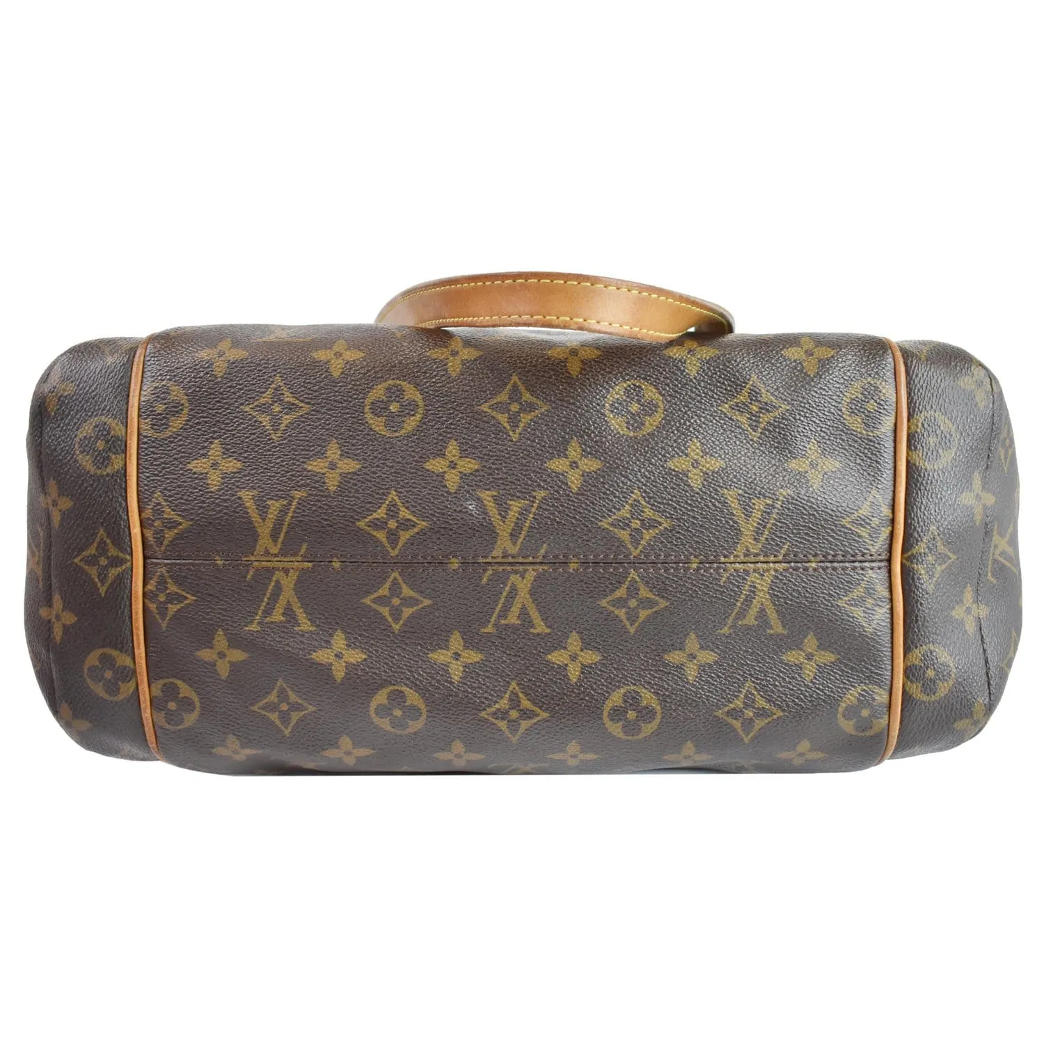 LOUIS VUITTON Totally MM Monogram Canvas Shoulder Bag Brown