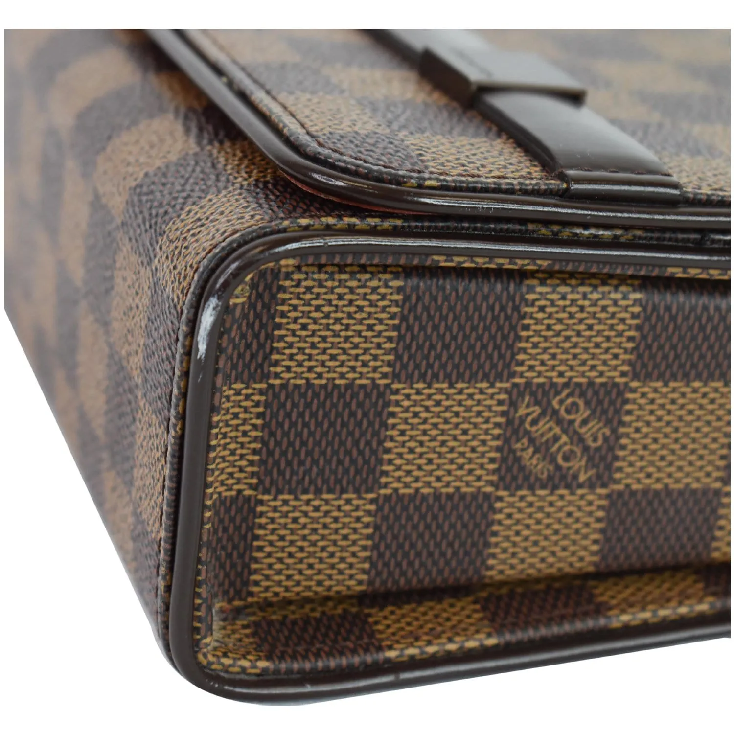 LOUIS VUITTON Tribeca Mini Damier Ebene Shoulder Bag Brown