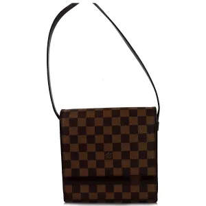 LOUIS VUITTON Tribeca Mini Damier Ebene Shoulder Bag Brown