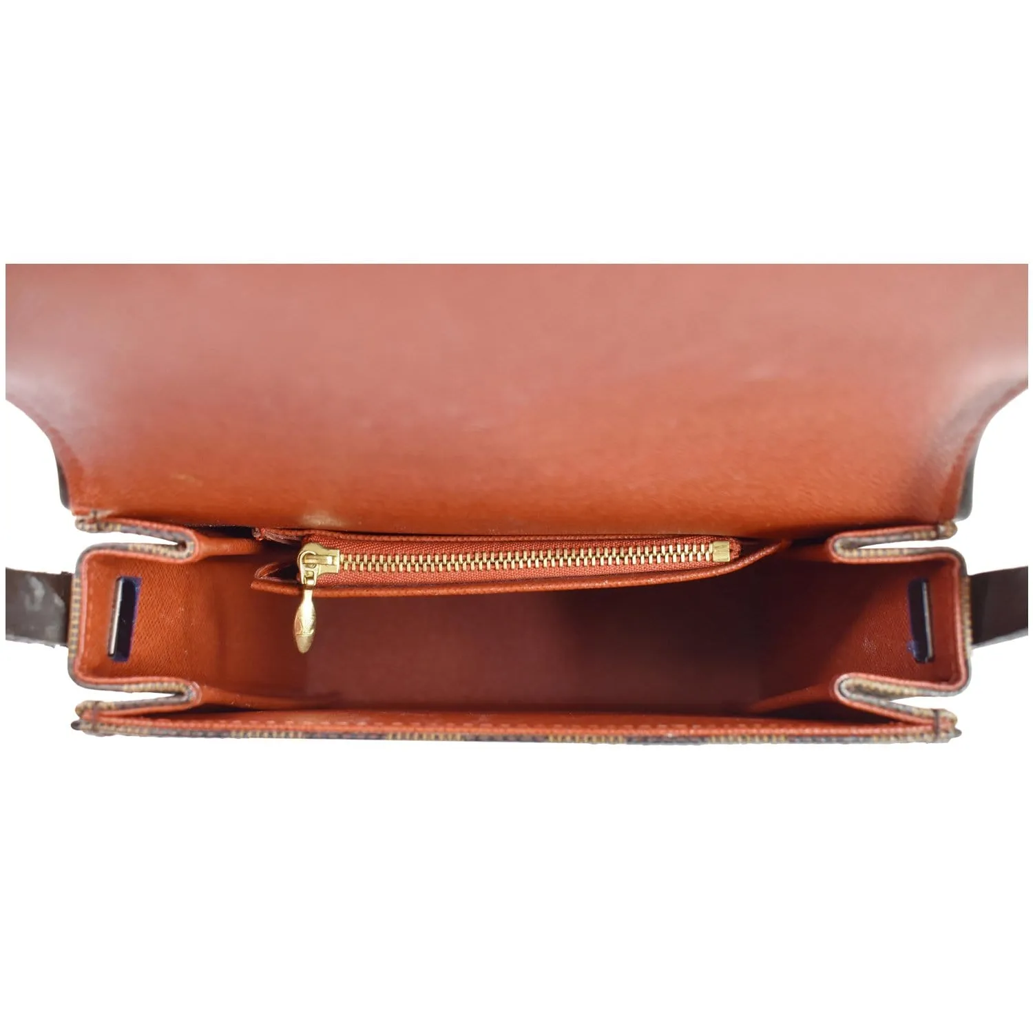 LOUIS VUITTON Tribeca Mini Damier Ebene Shoulder Bag Brown