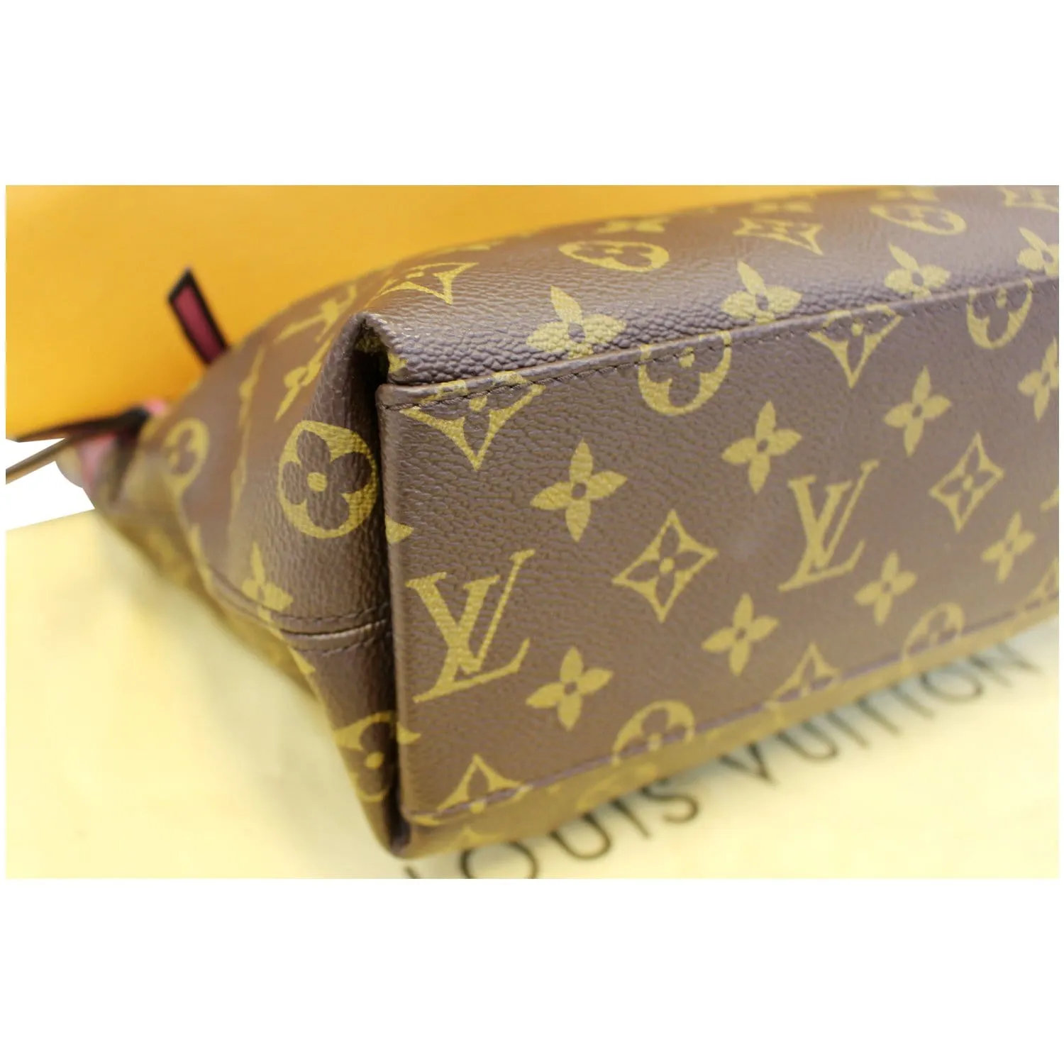 LOUIS VUITTON Tuileries Besace Monogram Canvas Shoulder Bag Rose Bruyere