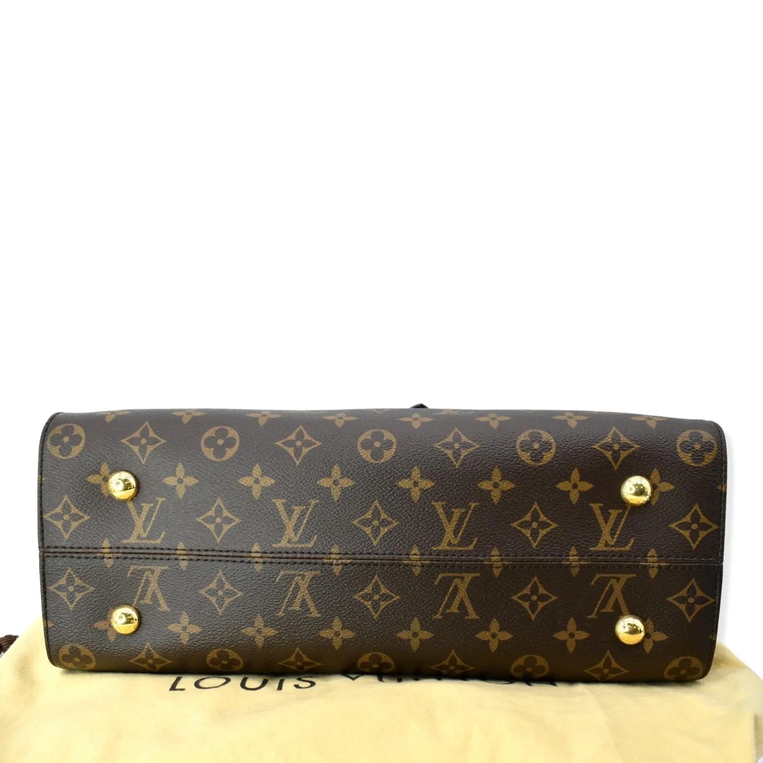 LOUIS VUITTON  Tuileries Monogram Canvas Shoulder Bag Caramel