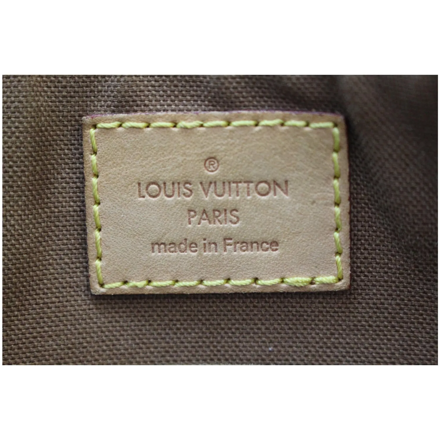 LOUIS VUITTON Tulum GM Monogram Canvas Shoulder Bag Brown