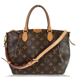 LOUIS VUITTON Turenne PM Monogram Canvas 2 Way Shoulder Bag Brown