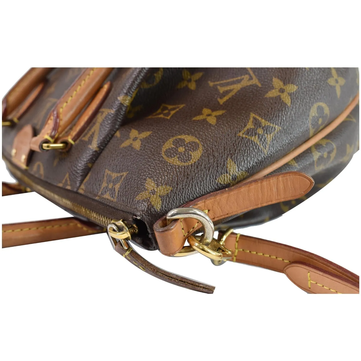 LOUIS VUITTON Turenne PM Monogram Canvas 2 Way Shoulder Bag Brown