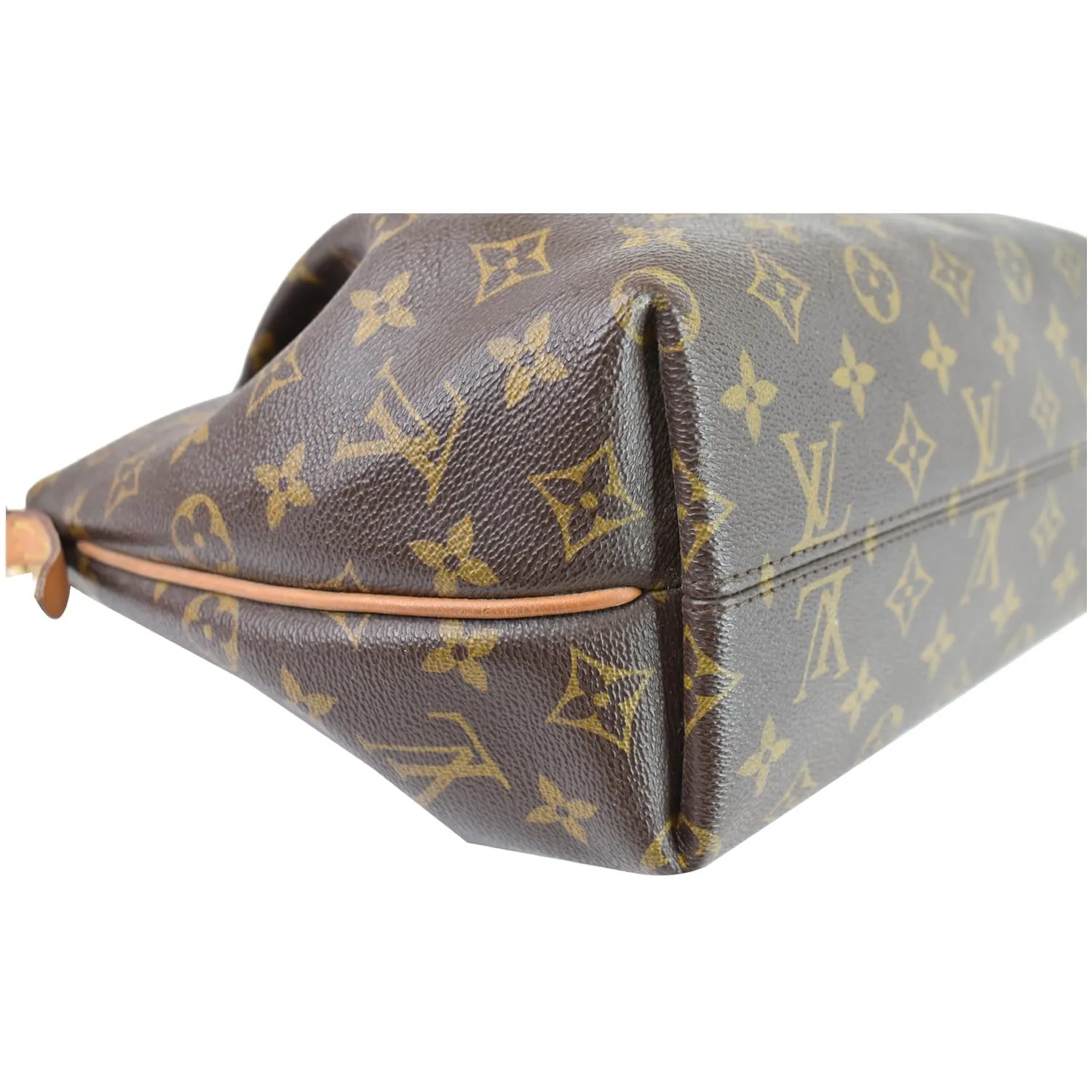 LOUIS VUITTON Turenne PM Monogram Canvas 2 Way Shoulder Bag Brown