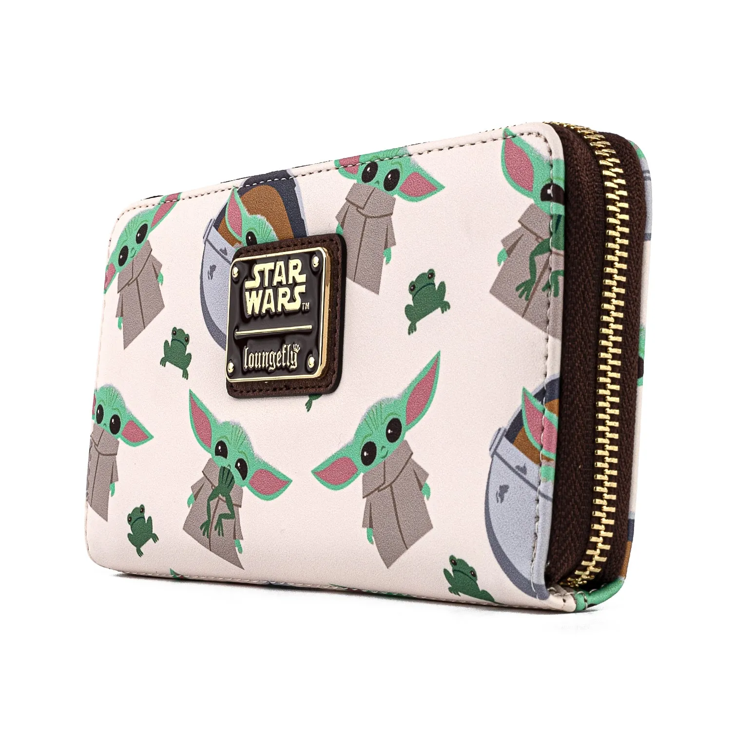 Loungefly Star Wars The Mandalorian Baby Yoda Grogu AOP Wallet Exclusive!