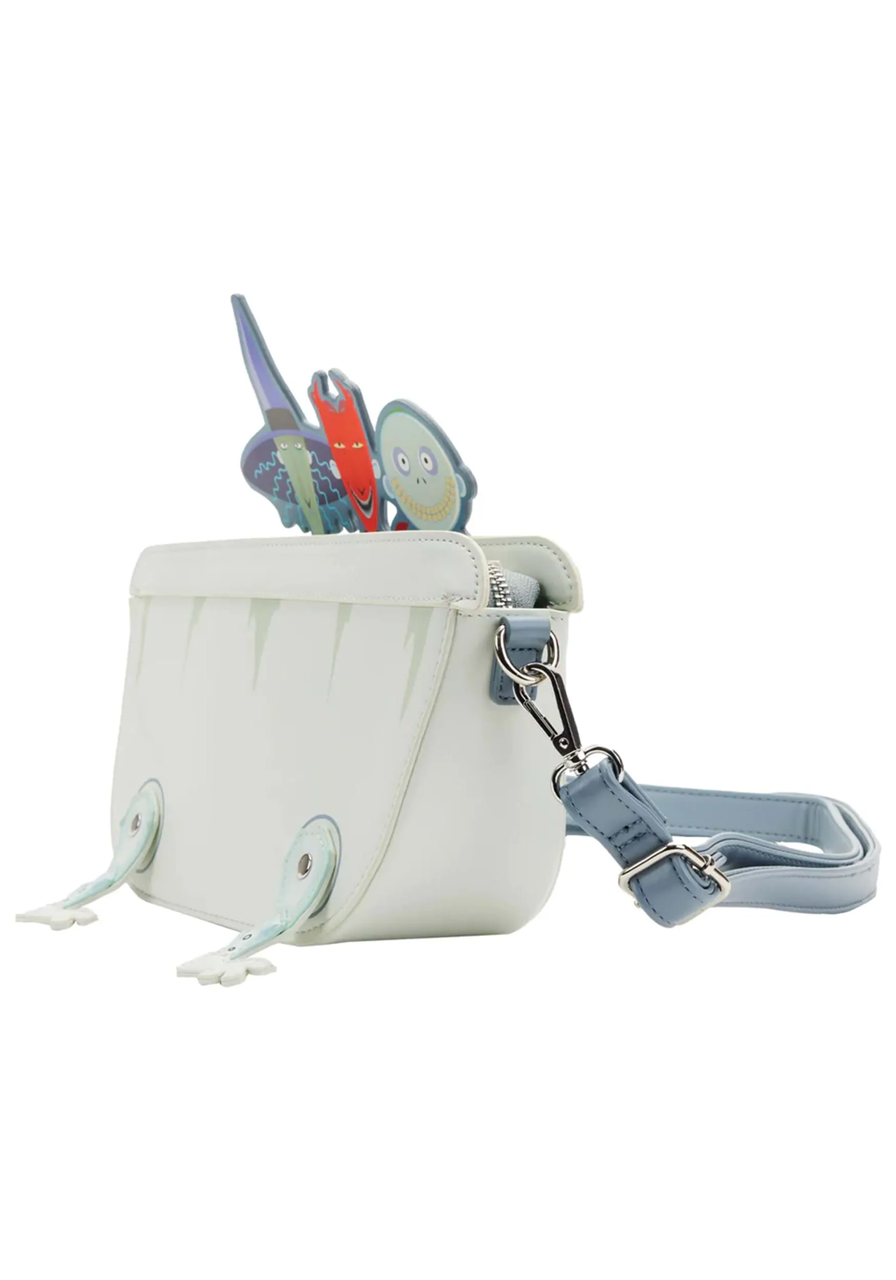 Loungefly The Nightmare Before Christmas Lock, Shock, & Barrel Crossbody Bag