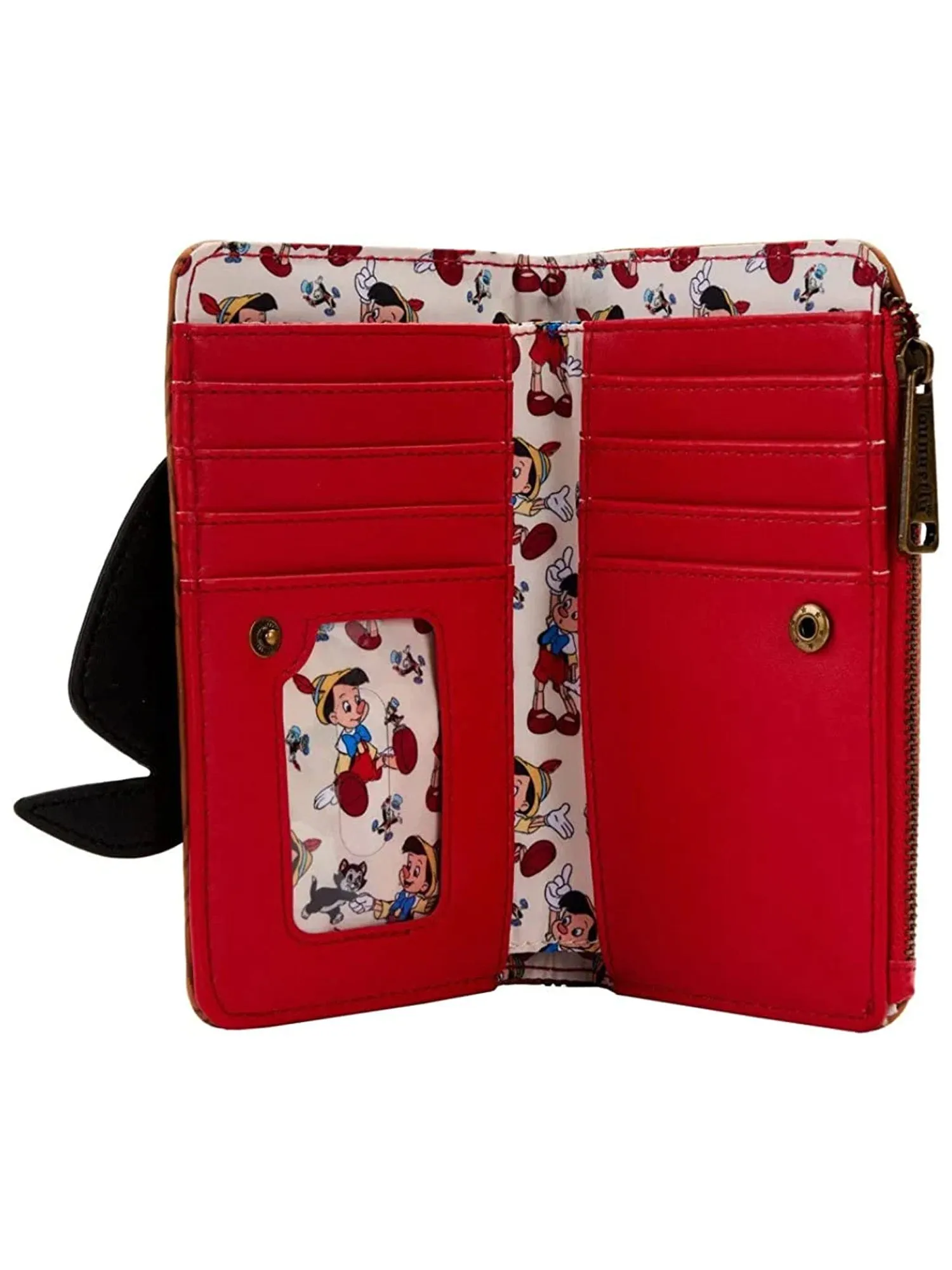 Loungefly x Disney Pinocchio Peeking Flap Button Wallet