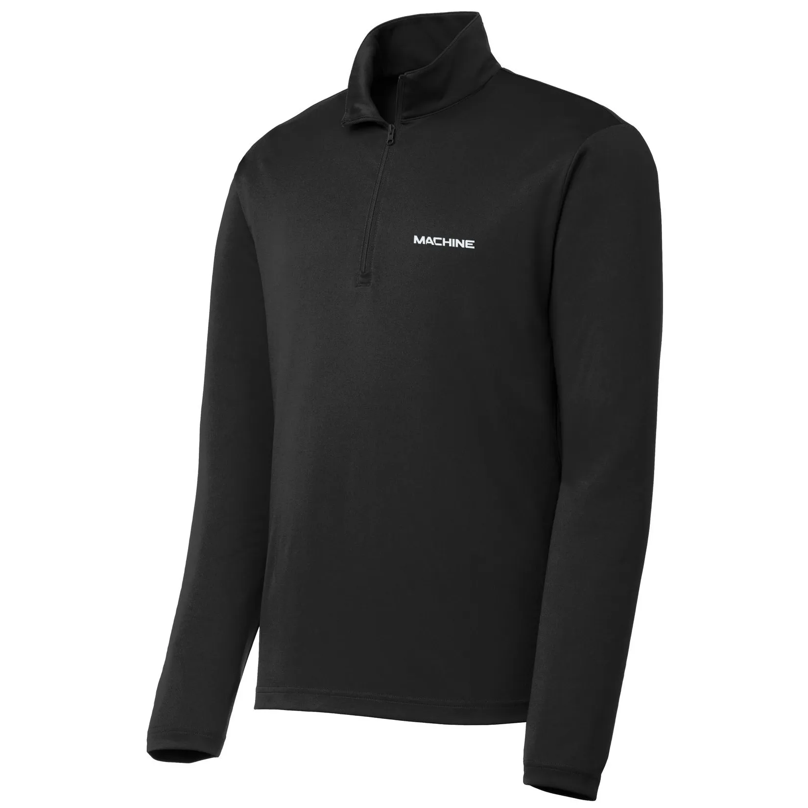 Lowery 1/4 Zip Long Sleeve Performance Top in Black