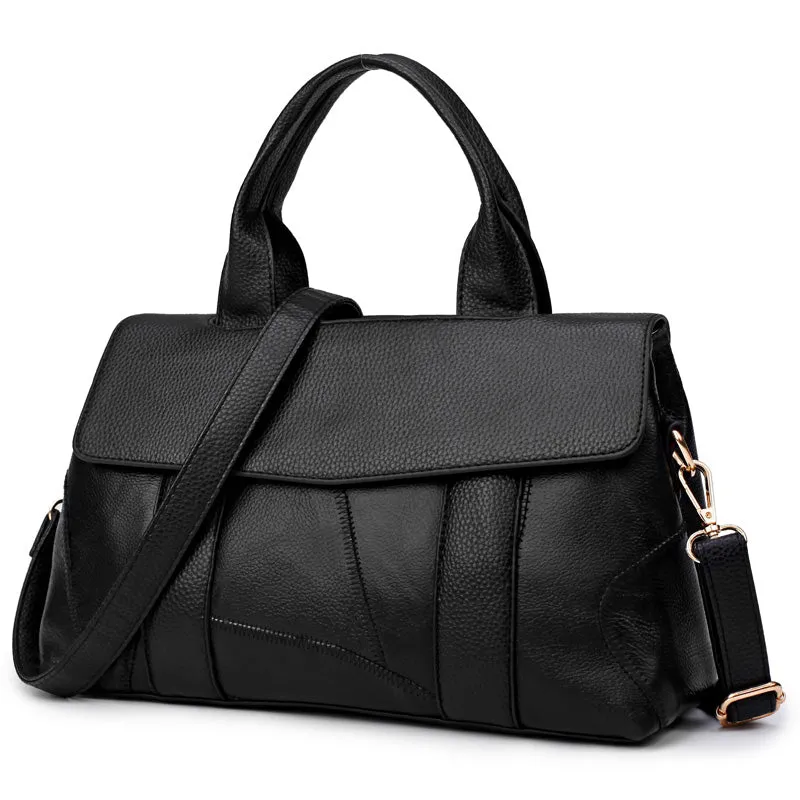 <bold>Tote / Crossbody Bag <br>Genuine-Leather
