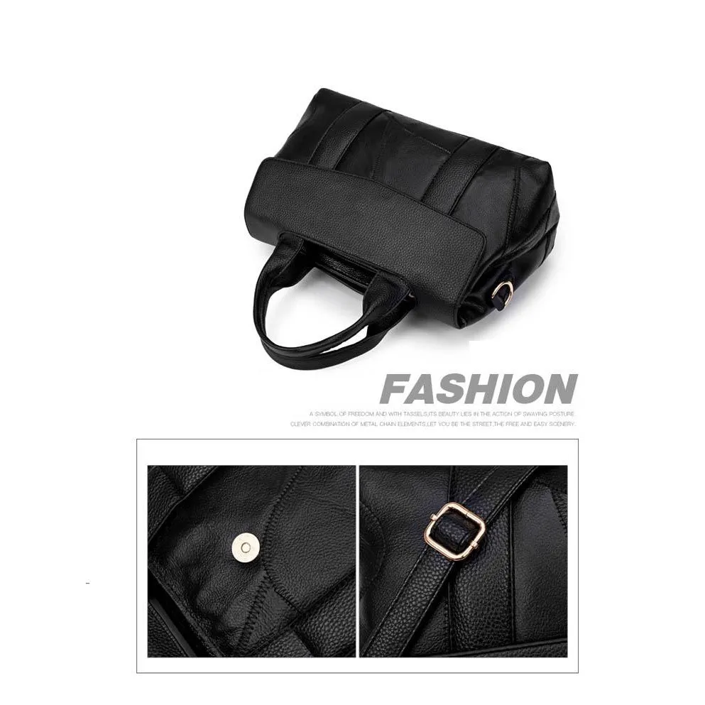 <bold>Tote / Crossbody Bag <br>Genuine-Leather