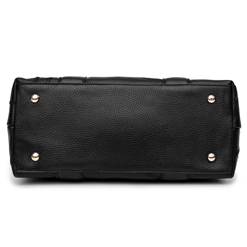 <bold>Tote / Crossbody Bag <br>Genuine-Leather