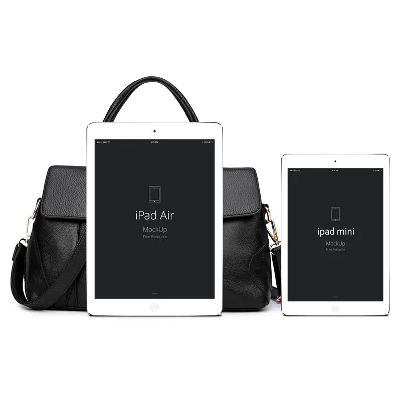 <bold>Tote / Crossbody Bag <br>Genuine-Leather