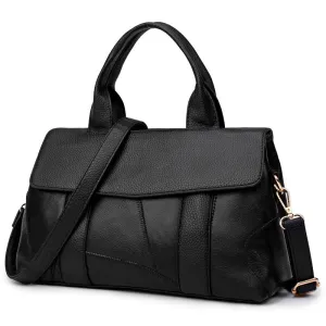 <bold>Tote / Crossbody Bag <br>Genuine-Leather