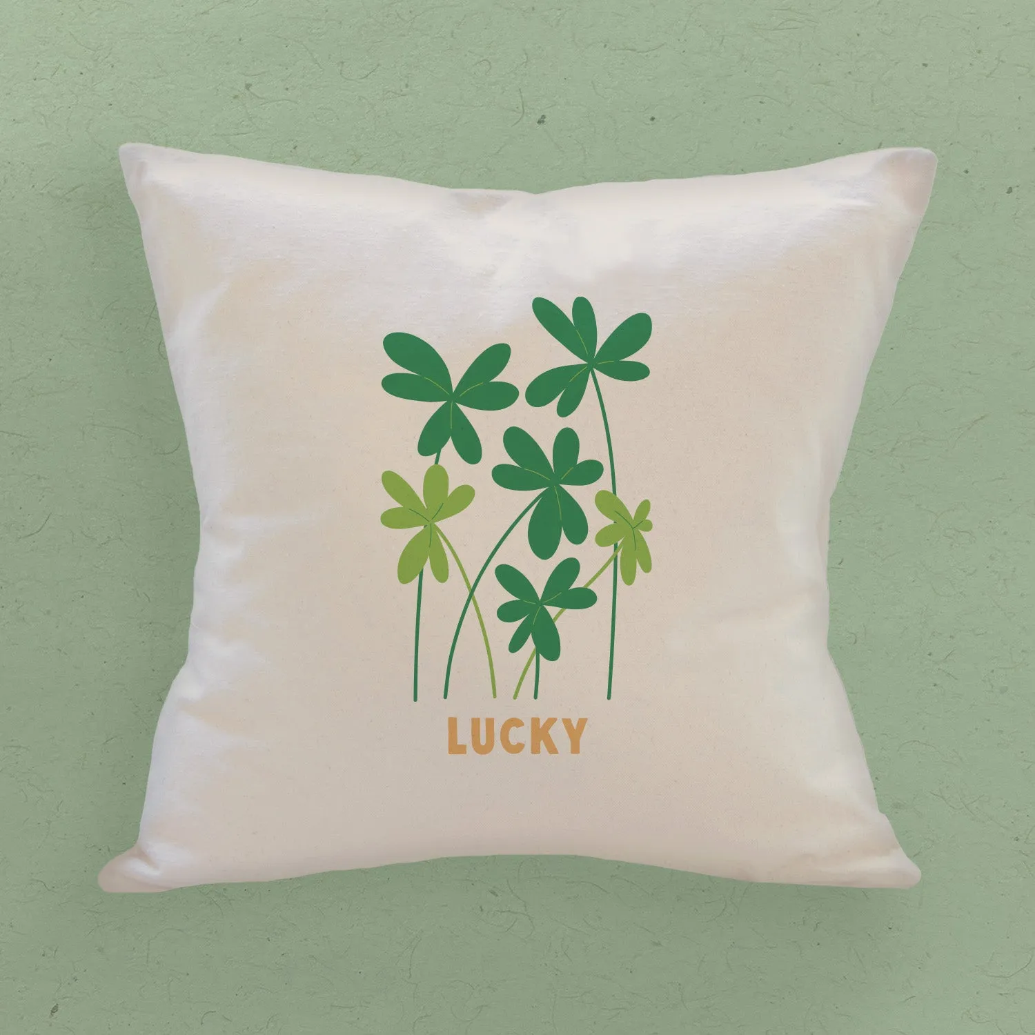Lucky - St. Patrick's Day Square Canvas Pillow