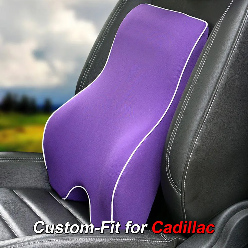 Lumbar Support Cushion for Car and Headrest Neck Pillow Kit, Custom-Fit For Car, Ergonomically Design for Car Seat, Car Accessories WACA254