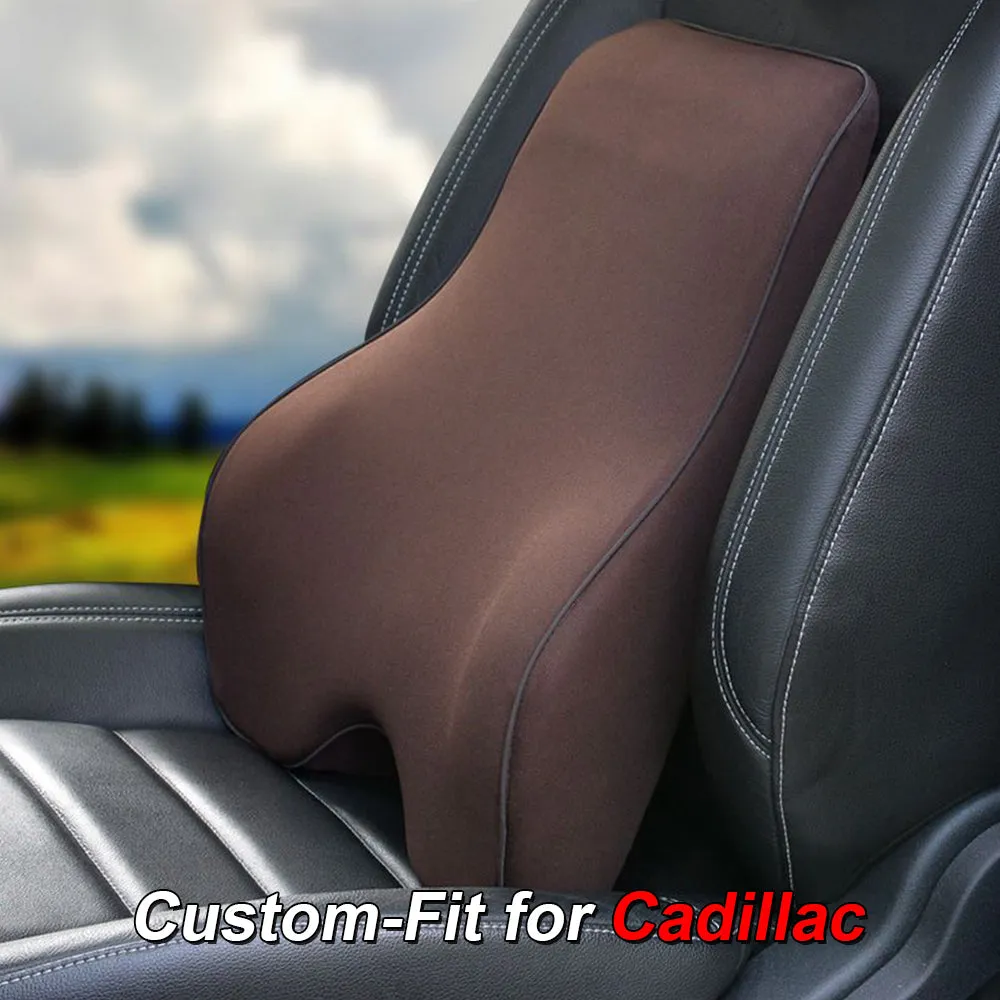 Lumbar Support Cushion for Car and Headrest Neck Pillow Kit, Custom-Fit For Car, Ergonomically Design for Car Seat, Car Accessories WACA254