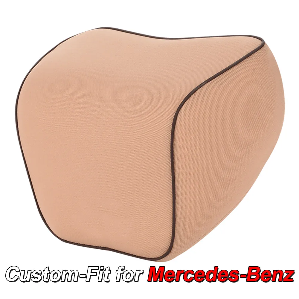 Lumbar Support Cushion for Car and Headrest Neck Pillow Kit, Custom-Fit For Car, Ergonomically Design for Car Seat, Car Accessories WAMB254