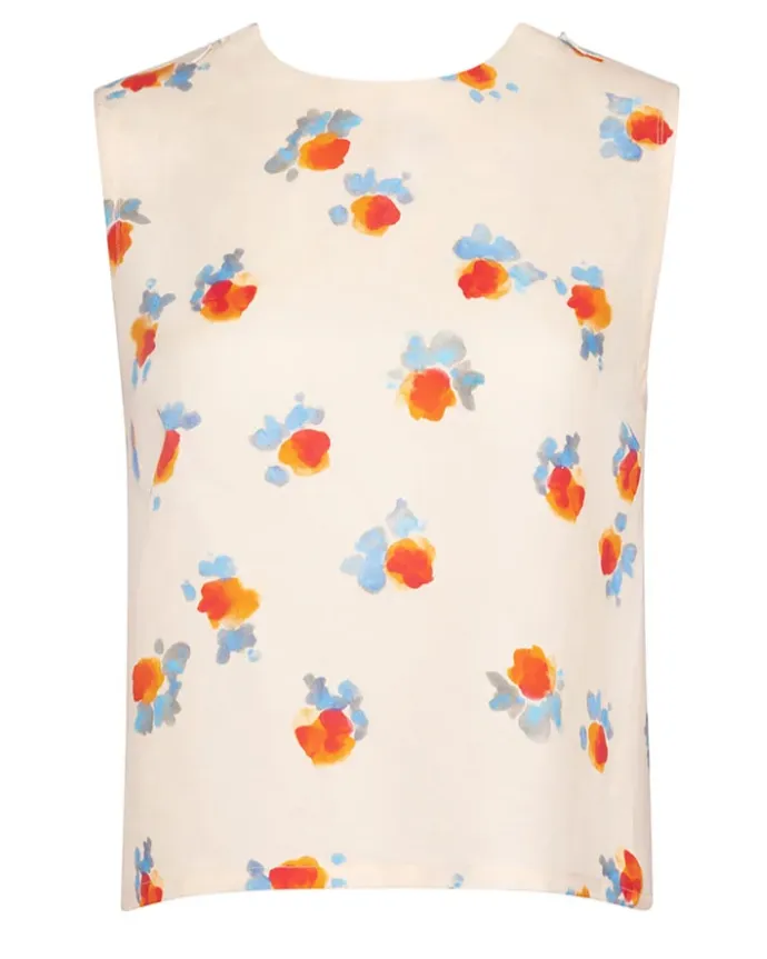 Luna Top in Watercolor Floral