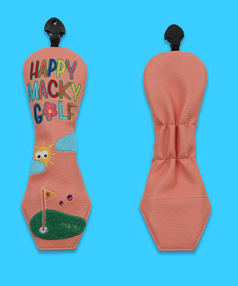 MACKY Golf: Happy Utility Cover - Coral