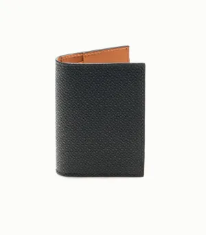 Magnanni Cardfold in Black Leather
