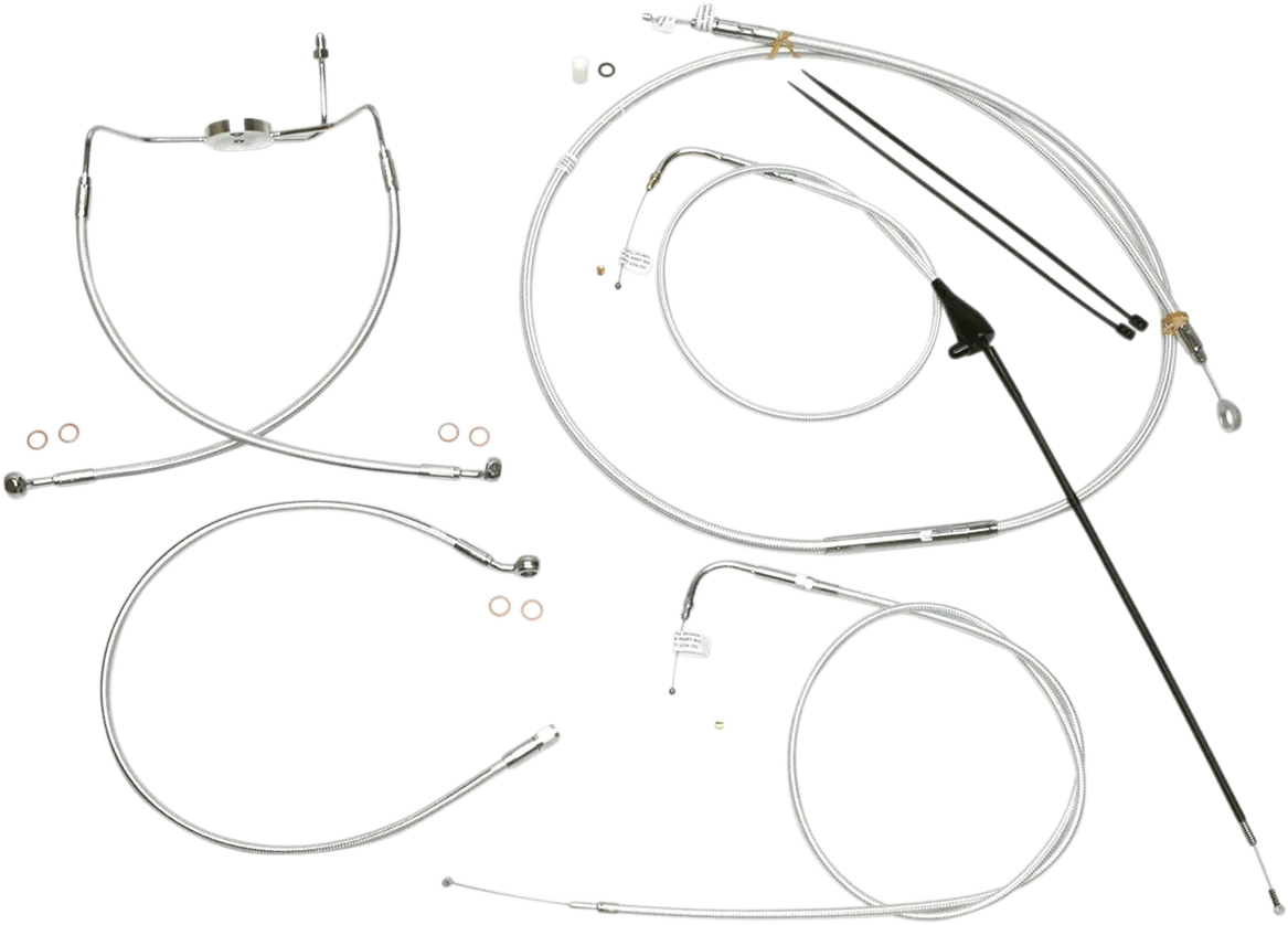 Magnum 387284 Sterling Chromite II Handlebar Installation Kit for 10in. Ape